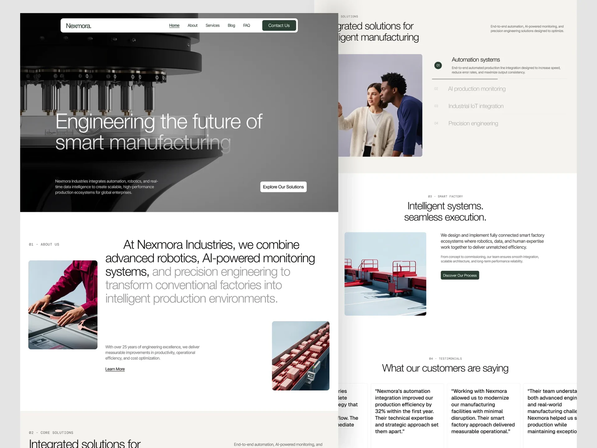 Nexmora Industries — Engineering the future of smart manufacturing.