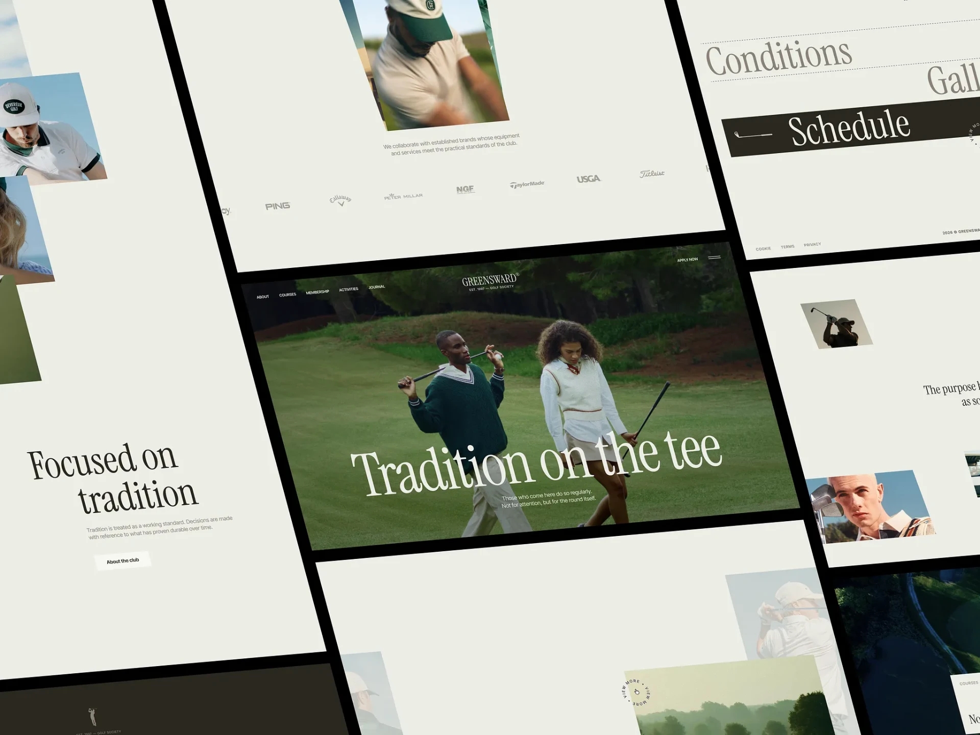 Greensward — Tradition on the tee, translated for the web.